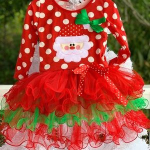 Santa tutu dress
